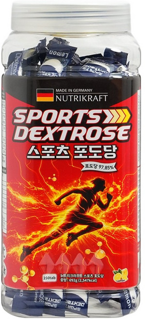 뉴트리크라프트 스포츠 포도당 캔디, 692g, 1개