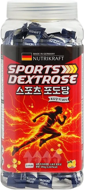 뉴트리크라프트 스포츠 포도당 캔디, 692g, 1개 - 쿠팡