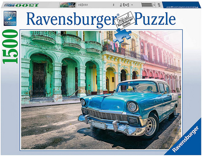 Ravensburger 維寶 古巴汽車拼圖, 古巴汽車 多色, 1500片, 1盒