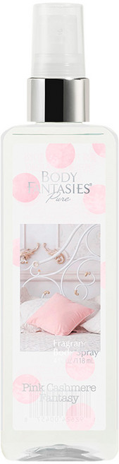 바디판타지 퓨어 핑크 캐시미어 판타지 프래그런스 바디 스프레이 플로럴, 118ml, 1개
