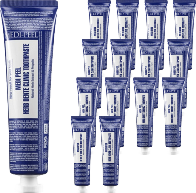 메디필 허브 덴티 클리닉 치약, 130g, 15개