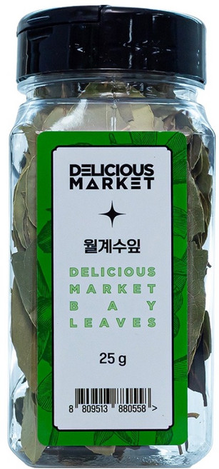 딜리셔스마켓 월계수잎 향신료, 25g, 1개