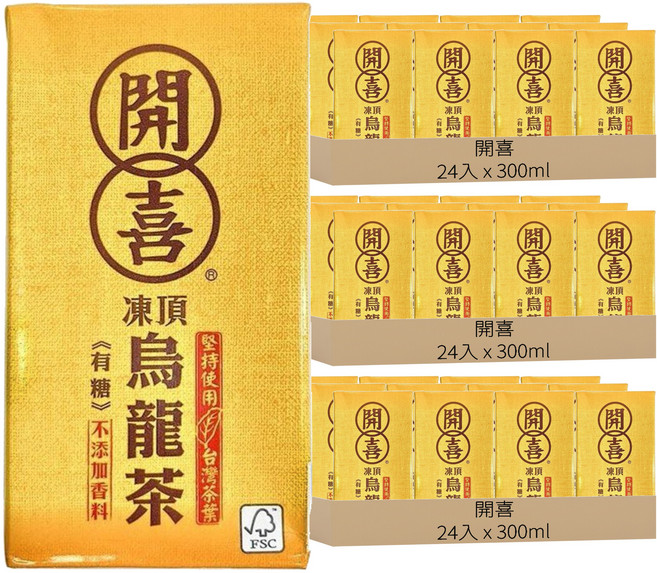 開喜 烏龍茶, 300ml, 72入