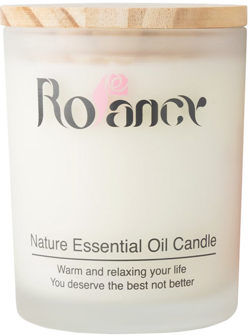 Rofancy 洛帆晞 手工香氛蠟燭, 雪松木琥珀, 80g, 1組