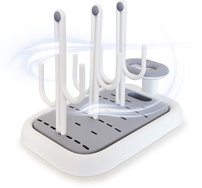 톨스토이 라인 젖병 건조대, 물받침 1p + 물빠짐 건조대 1p + 건조봉 3p + 젖병솔 꽂이 1p, 혼합색상