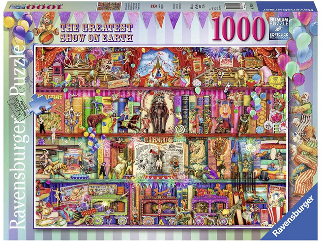 Ravensburger 維寶 世界上最偉大的表演拼圖, 世界上最偉大的表演, 1000片, 1盒