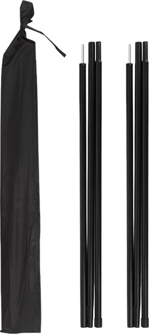 아이두젠 타프 스틸 도어 폴대 세트 블랙, 1세트