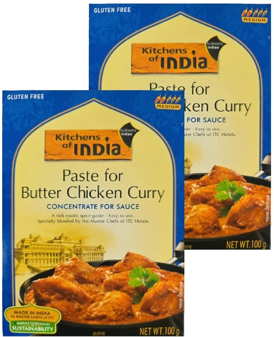 키친오브인디아 버터 치킨 커리 페이스트, 100g, 2개 - 쿠팡