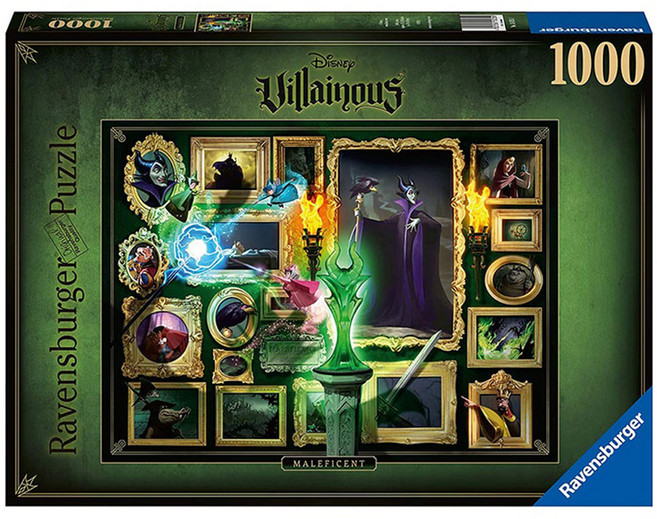 Ravensburger 維寶 反派系列 黑魔女拼圖, Multicolor, 1000片, 1盒