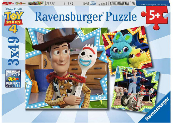 Ravensburger 維寶 拼圖 玩具總動員4, 147片, Multicolor, 1盒
