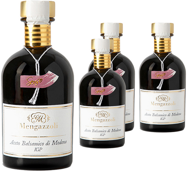 멩가졸리 발사믹 모데나 55% 식초, 4개, 250ml