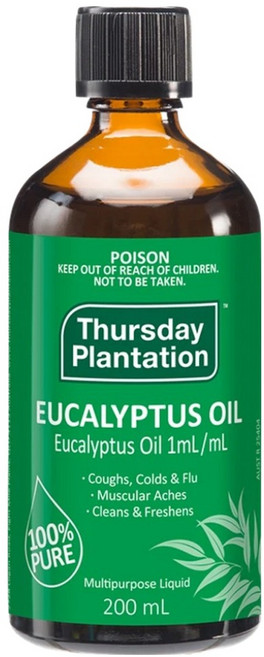 Thursday Plantation 星期四農莊 精油 尤加利, 200ml, 1瓶