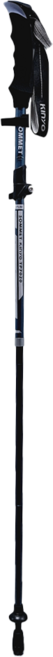 Kinyo 漸層鋁合金摺疊登山杖 TP-7020BU, 1個, 鋁合金 黑色 + 藍色