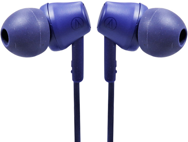 audio-technica 鐵三角 耳塞式耳機 原廠保固, ATH-CK350X, 藍色