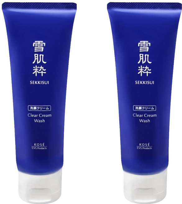 KOSE 高絲 SEKKISUI 雪肌粹 台灣公司貨 潔淨洗面乳, 120g, 2條