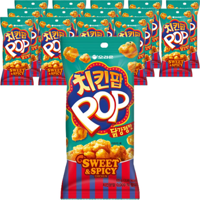ORION 好麗友 Chicken Pop 韓式炸雞味, 65g, 15個