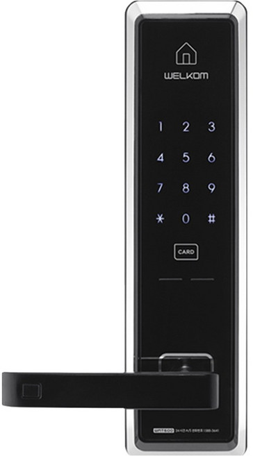 솔리티 웰콤 손잡이 있음 디지털 도어락, WMT600, 방문설치