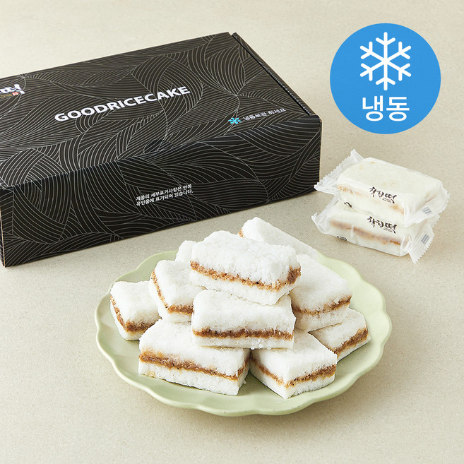 착한떡 달콤한 우유백설기 (냉동), 45g, 20개입, 1개