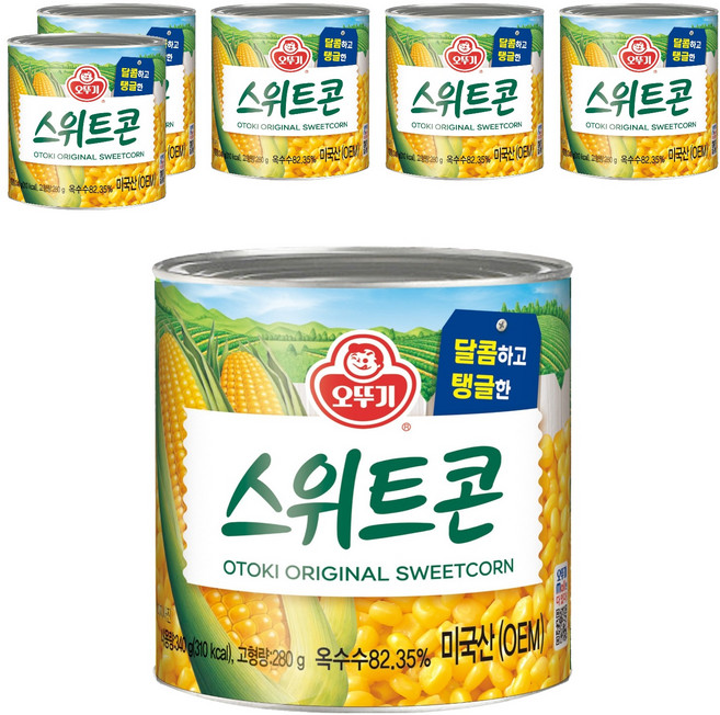 오뚜기 스위트콘 통조림, 340g, 6개