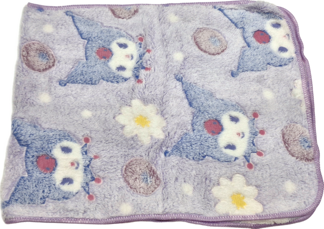 KUROMI 酷洛米長毛巾 34 x 80cm, 庫洛米 紫色, 1條