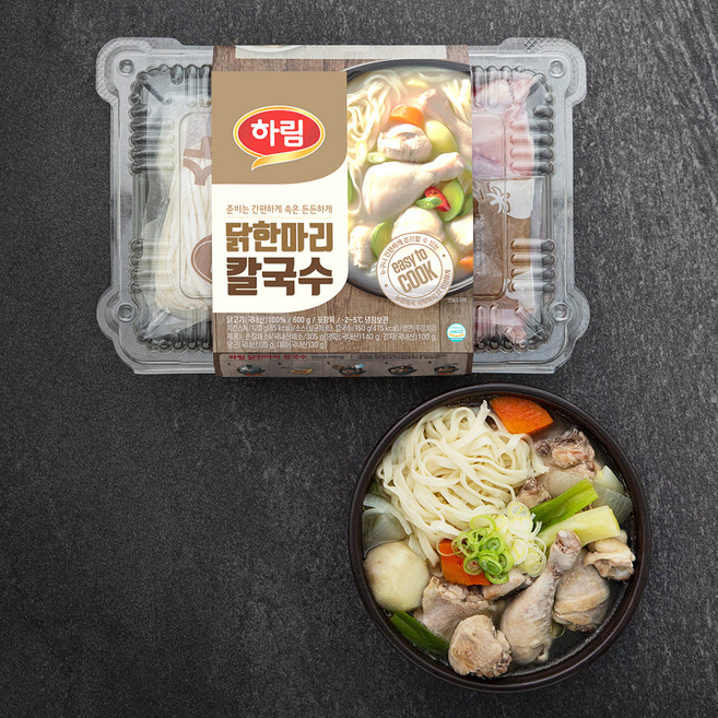 하림 닭한마리 칼국수 밀키트, 600g, 1개
