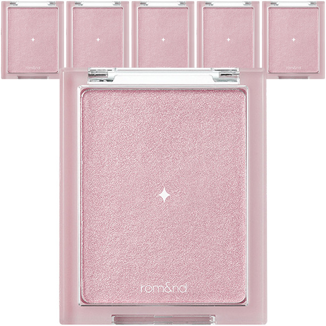 롬앤 시스루 베일라이터, 02 문 키스드 베일, 5.5g, 6개