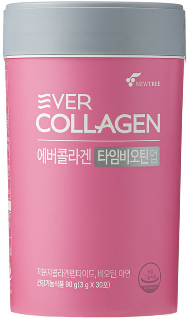 EVER COLLAGEN Time Biotin Up 30入, 1罐, 90g