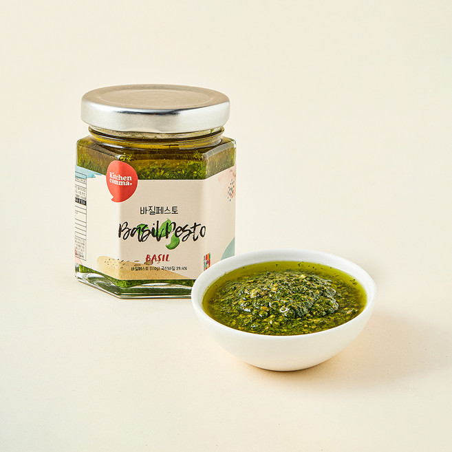 키친콤마 바질페스토, 110g, 1개