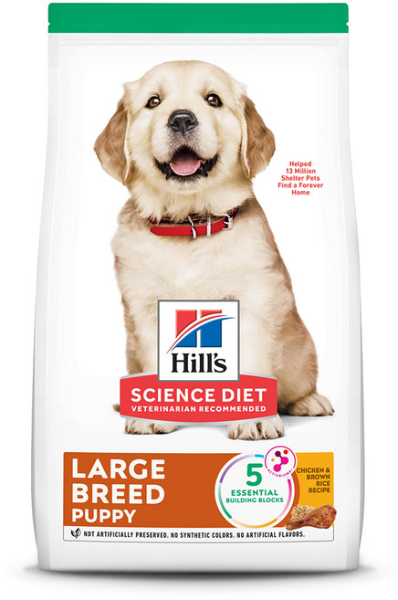 힐스사이언스다이어트 강아지 라지브리드 기능성 사료, 퍼피, 15kg, 1개