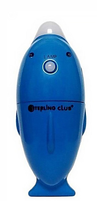 STERLiNG CLUB 多功能小夜燈 14 x 5.5 x 8cm (含插頭) 120g 100V~240V, 海豚造型, 1組