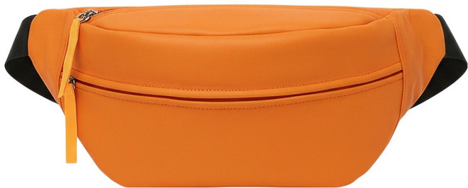 미니멀랩 캐주얼 생활방수 스포츠 힙색, 오렌지, 1개