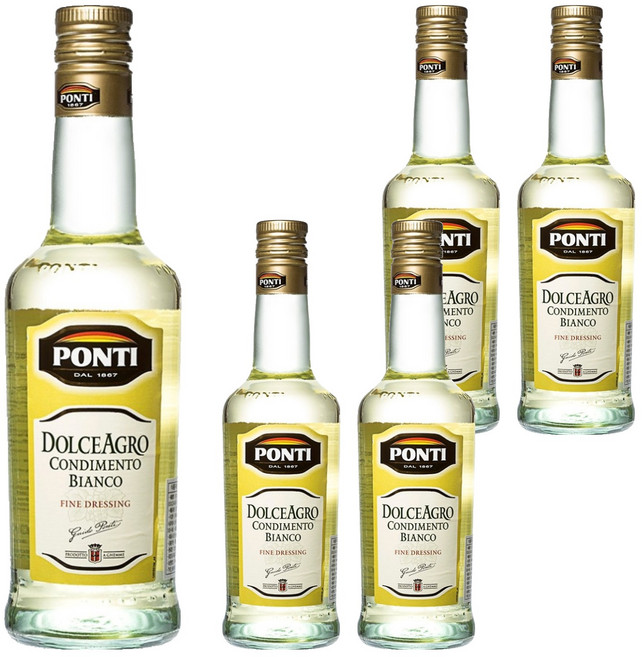 폰티 화이트 발사믹 식초, 5개, 500ml