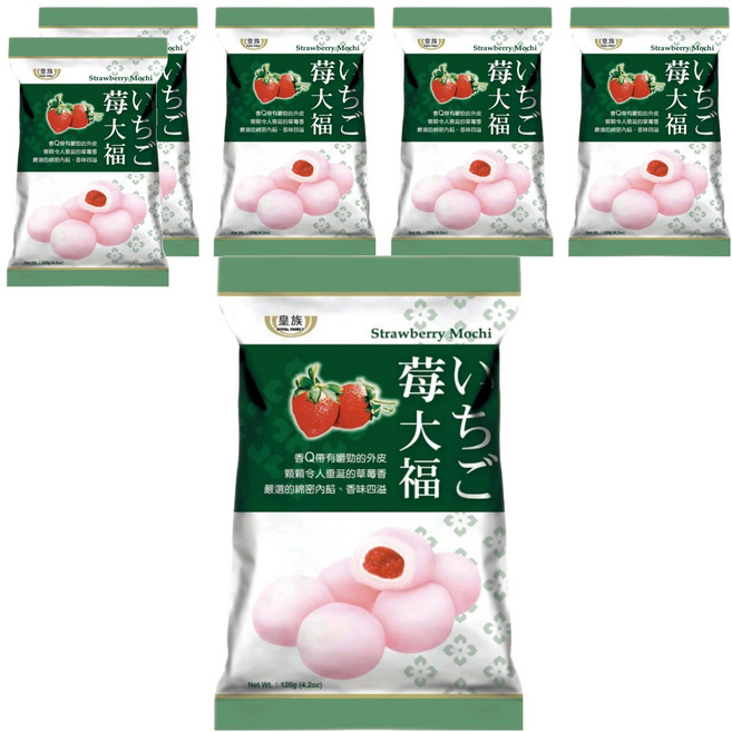 Royal Family 皇族 草莓大福, 120g, 6包