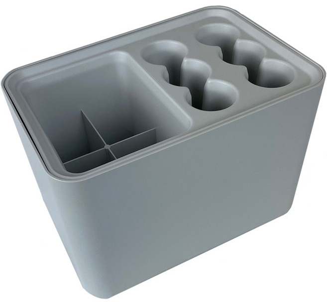 오라플 현관문 모던 우산꽂이 10구, 1개, 그레이