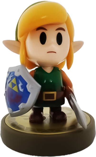 Nintendo 任天堂 amiibo 公仔 織夢林克 薩爾達傳說 織夢島, NVL-001, 黃色 + 綠色 + 藍色, 1個