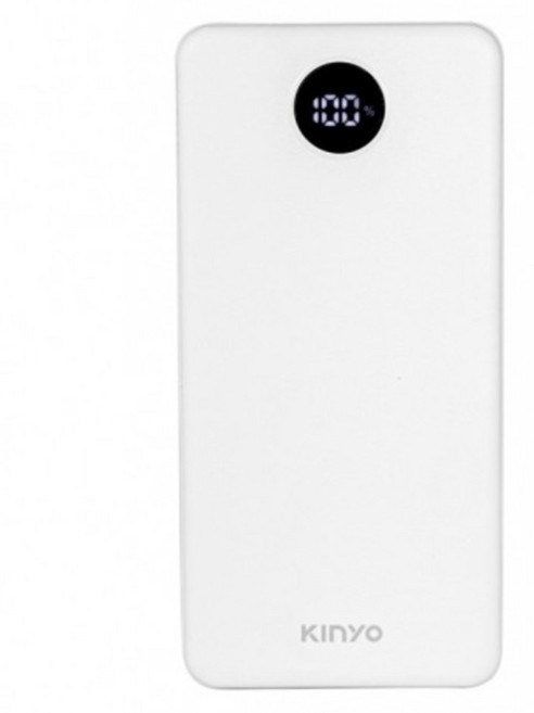 KINYO 行動電源 附Micro USB 充電線 210g, KPB-3273W, 白色