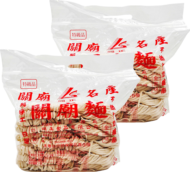 同正 關廟麵 中粗, 1.2kg, 2包