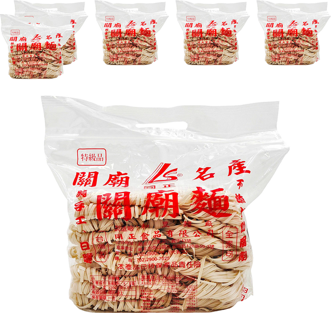 同正 關廟麵 中粗, 1.2kg, 6包