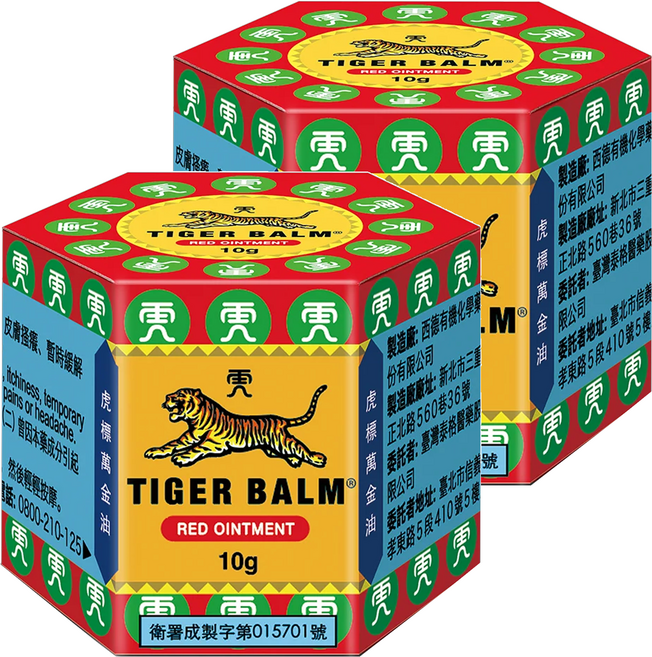 TIGER BALM 虎標 萬金油 紅, 1入, 2罐