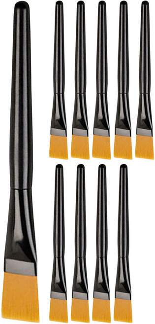 메디필 팩 브러쉬, 블랙, 10개