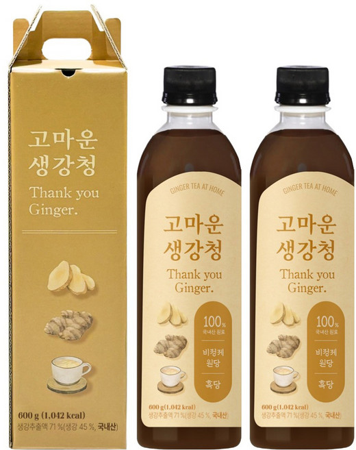 유기농마루 고마운 생강청, 600g, 1개입, 2개