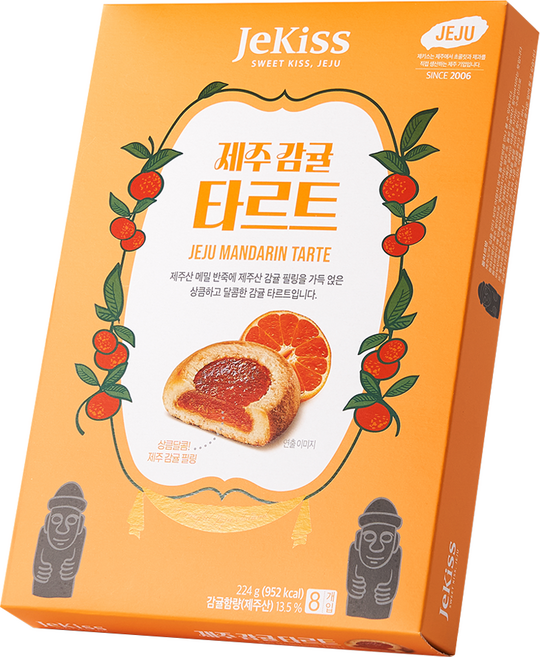 제키스 제주 감귤 타르트, 224g, 1개