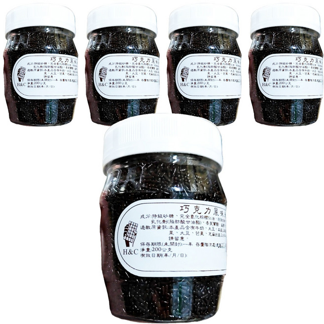 H&C 正慧食品 巧克力風味米 200g, 5罐