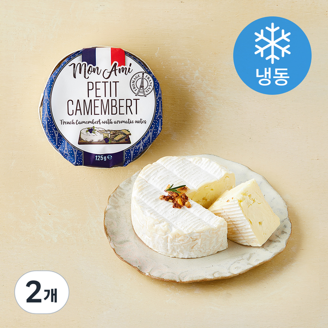Mon Ami 프렌치 쁘띠 까망베르 (냉동), 125g, 2개