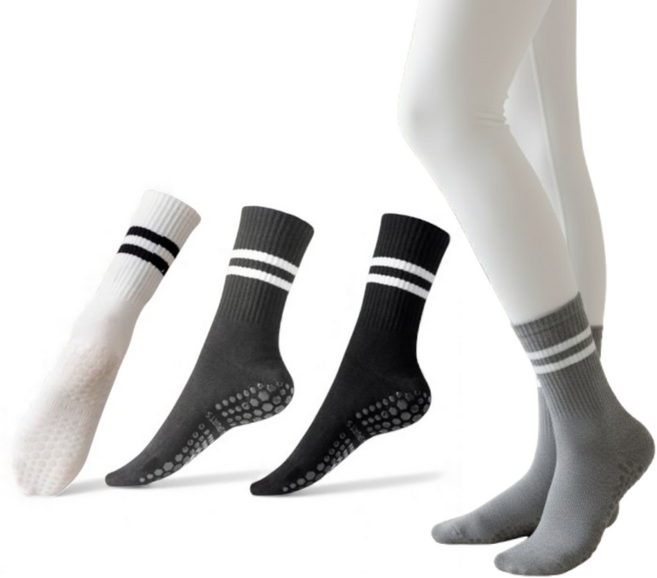 소요샵 논슬립 필라테스 요가 양말 3켤레