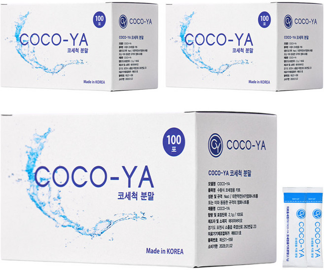 코코야 코세척분말 100p, 3개