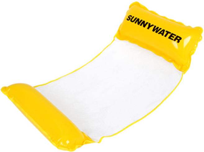써니워터 컬러 해먹 튜브 132cm, 옐로우, 1개