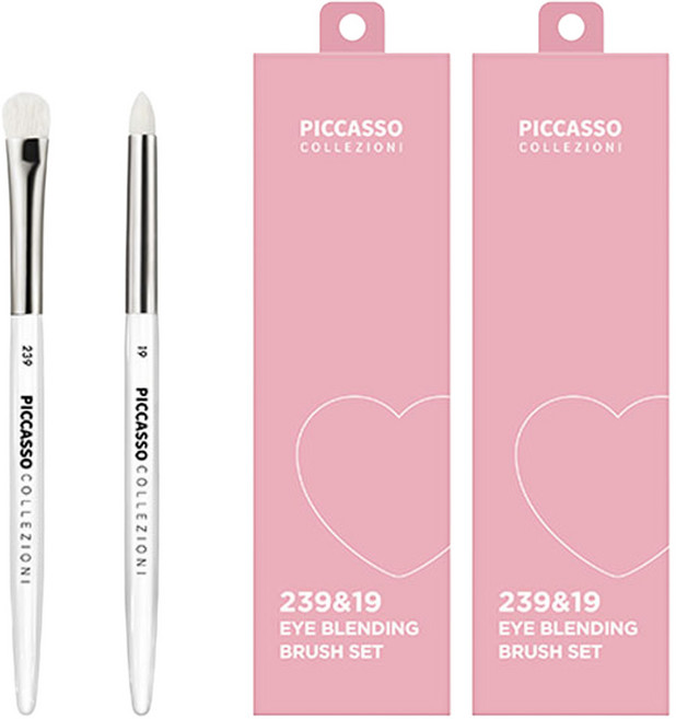 피카소 꼴레지오니 아이 블렌딩 브러쉬 세트, 2개