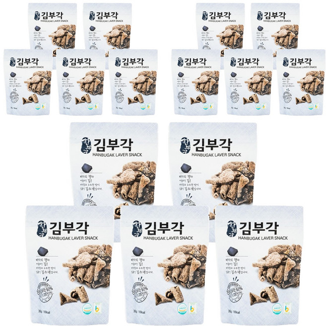 한부각 김부각, 15개, 30g