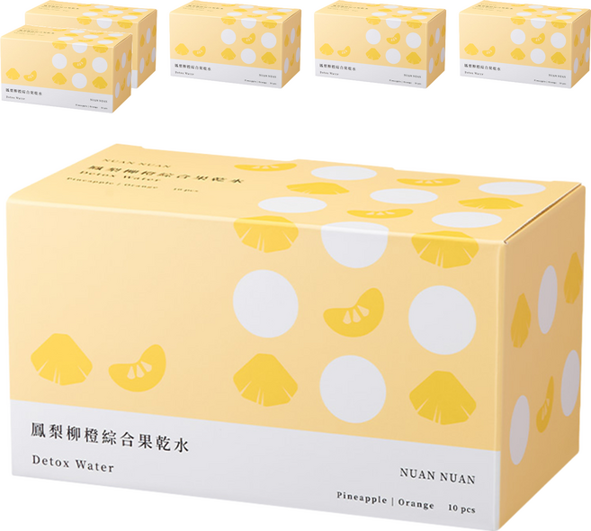 暖暖純手作 鳳梨柳橙綜合果乾水 10包, 150g, 6盒